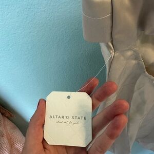 Altar'd State Women's champagne dress